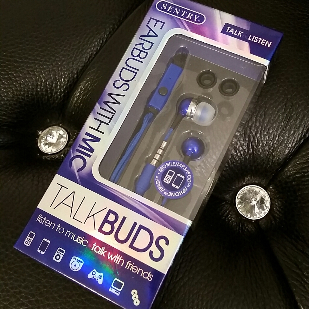 Sentry Earbuds with Mic / Blue